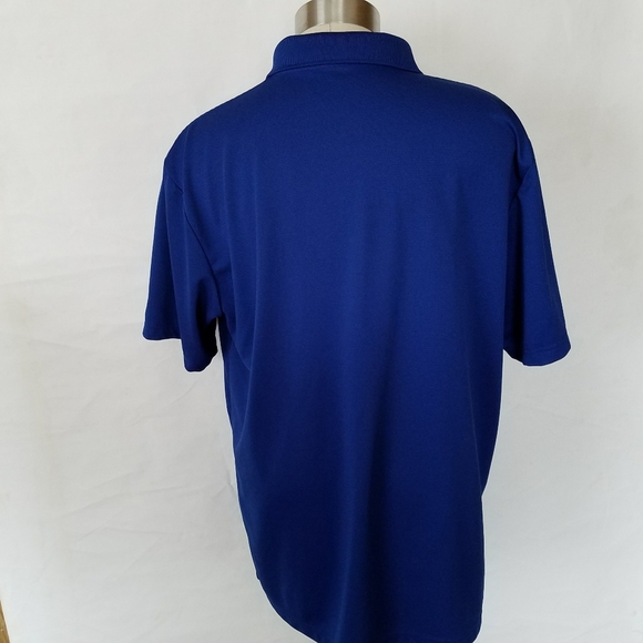 MENS SIZE LARGE PGA TOUR BLUE COLLARED SHORT SLEEV - Picture 7 of 7